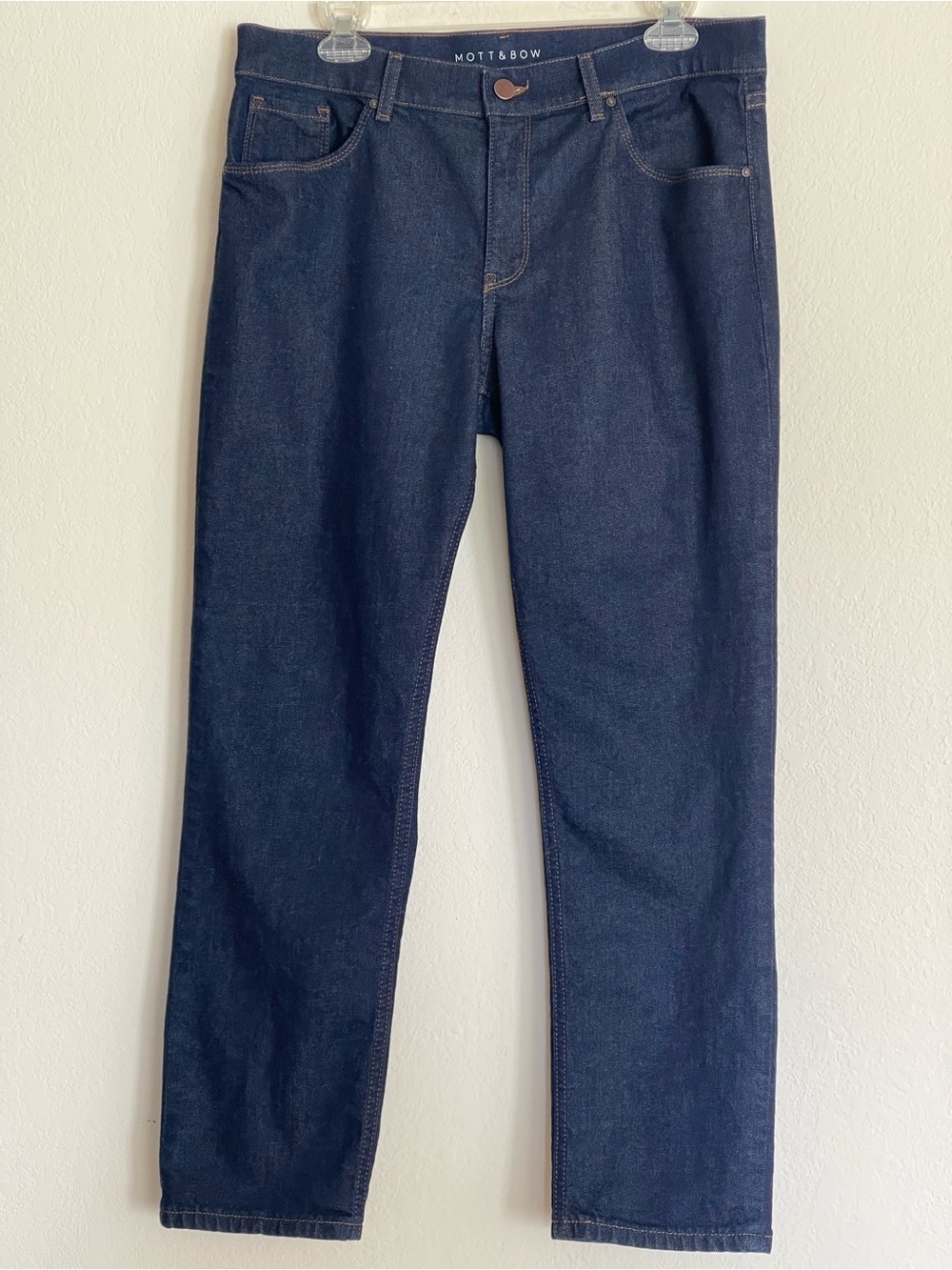 Mott & Bow Ludlow Slim Straight Boyfriend Jeans Resin Wash Size 30x28